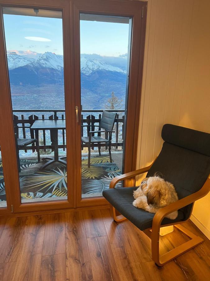 Cosy Studio For 4 Near Ski Lift, Melezes K22 Veysonnaz Kültér fotó
